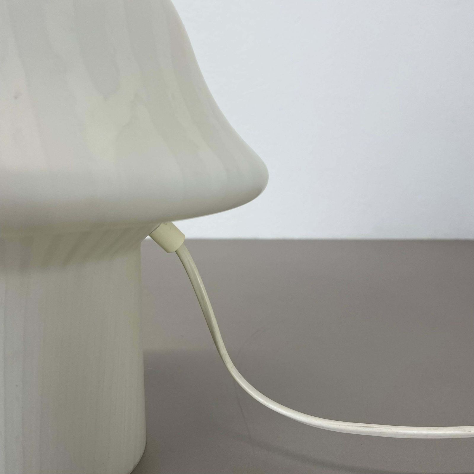 photo furniture Original Glass Mushroom Zebrano Desk Light By Peill & Putzler Germany 1970s No2