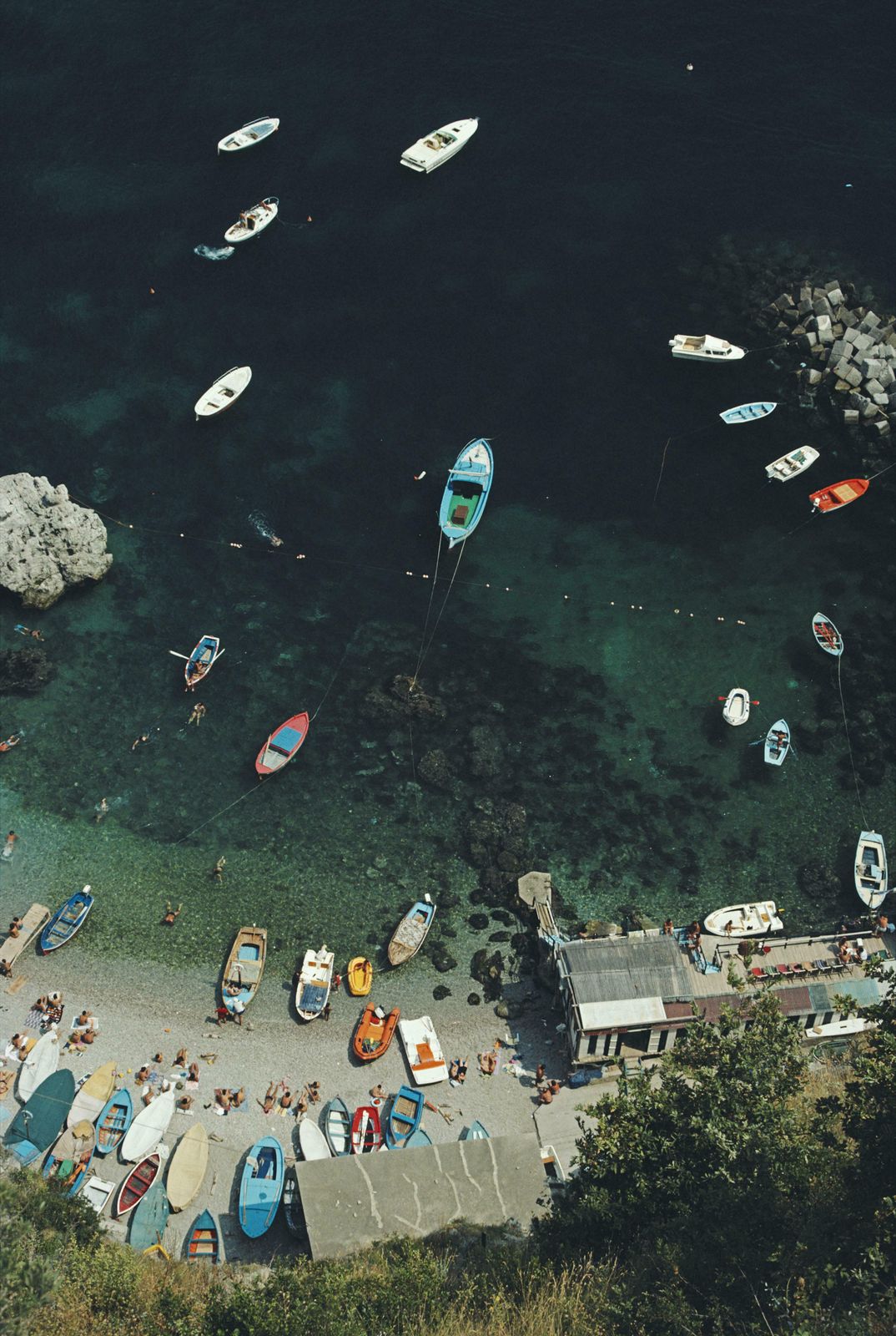 Conca Dei Marini Bay By Slim Aarons