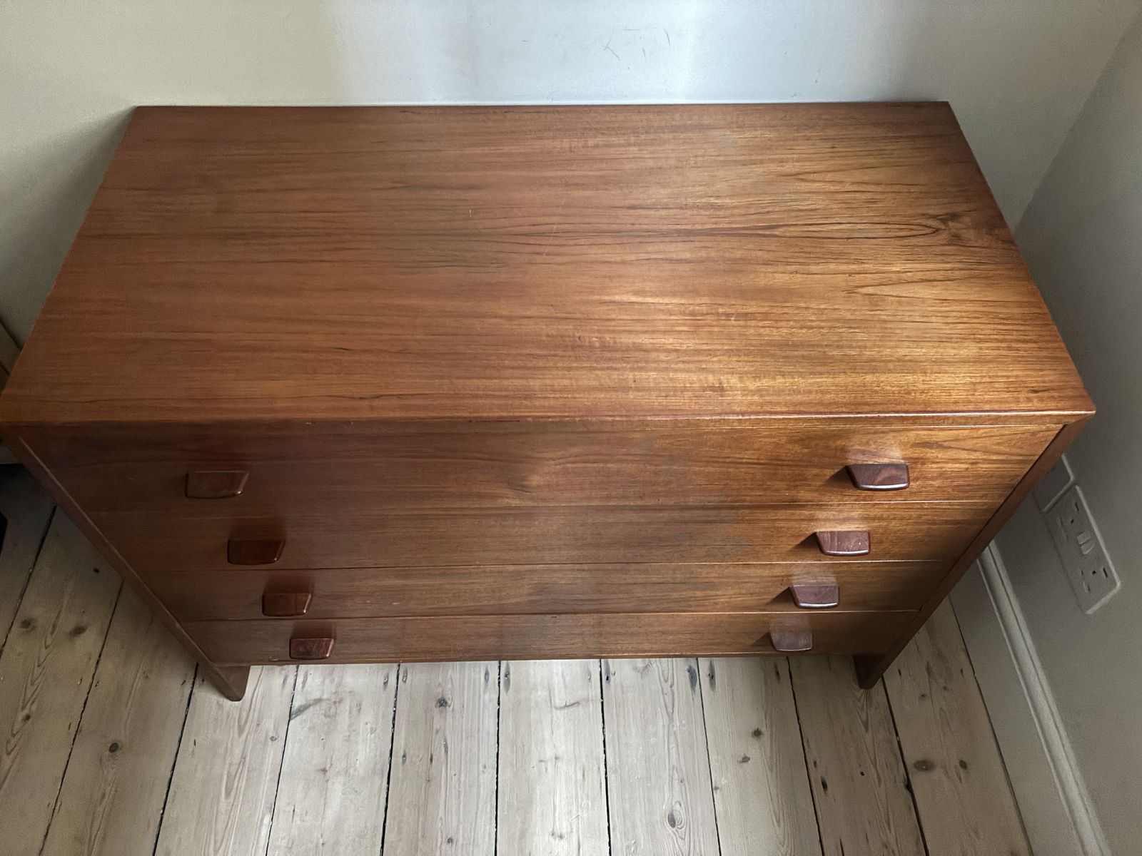 Danish Teak Chest Of Drawers By Hans J Wegner For Ry Mobler photo 1200.0