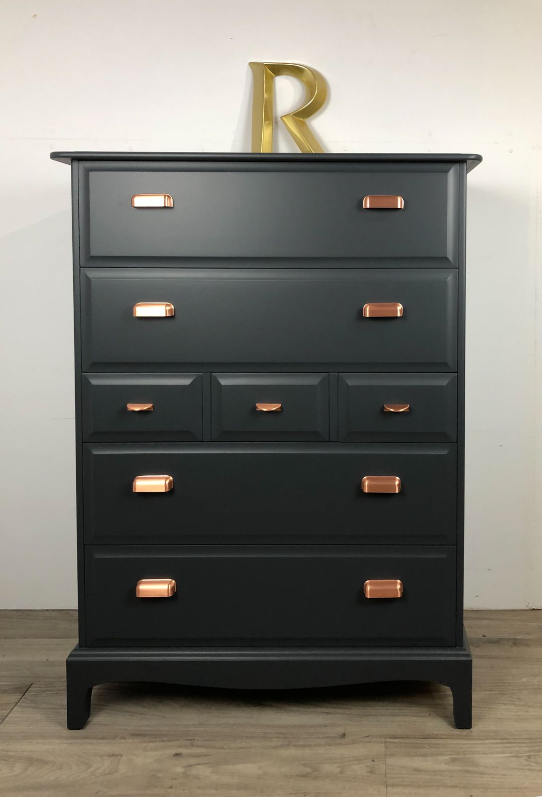 Stag Minstrel Tallboy Painted Black