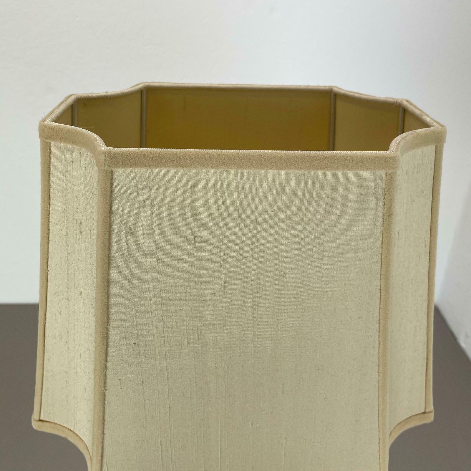 Hollywood Regency Style Brass And Acryl Table Light By Wkr Lights, Germany 1970s photo vintage