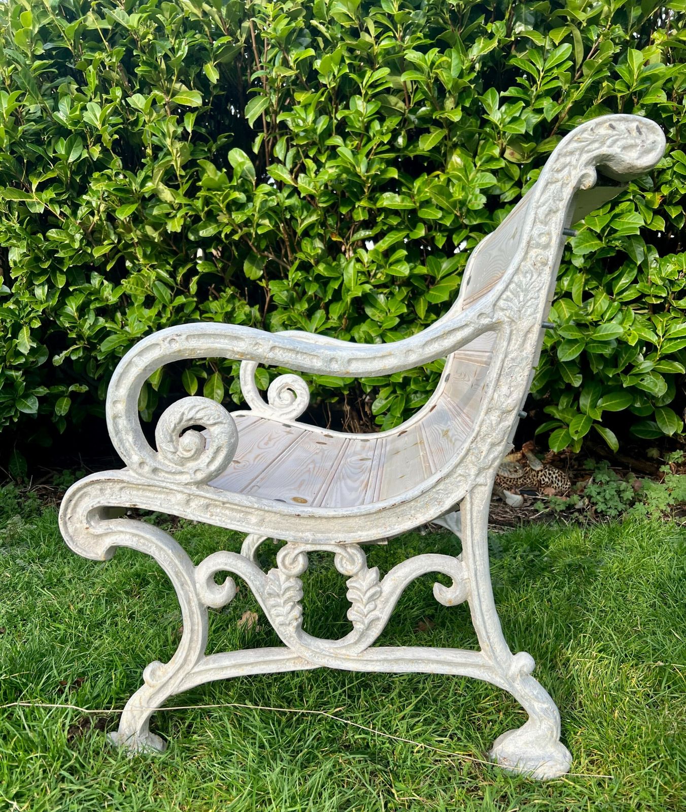 Rare Set Of 4 Ex Calcutta Polo Club Victorian Garden Chairs photo for sale