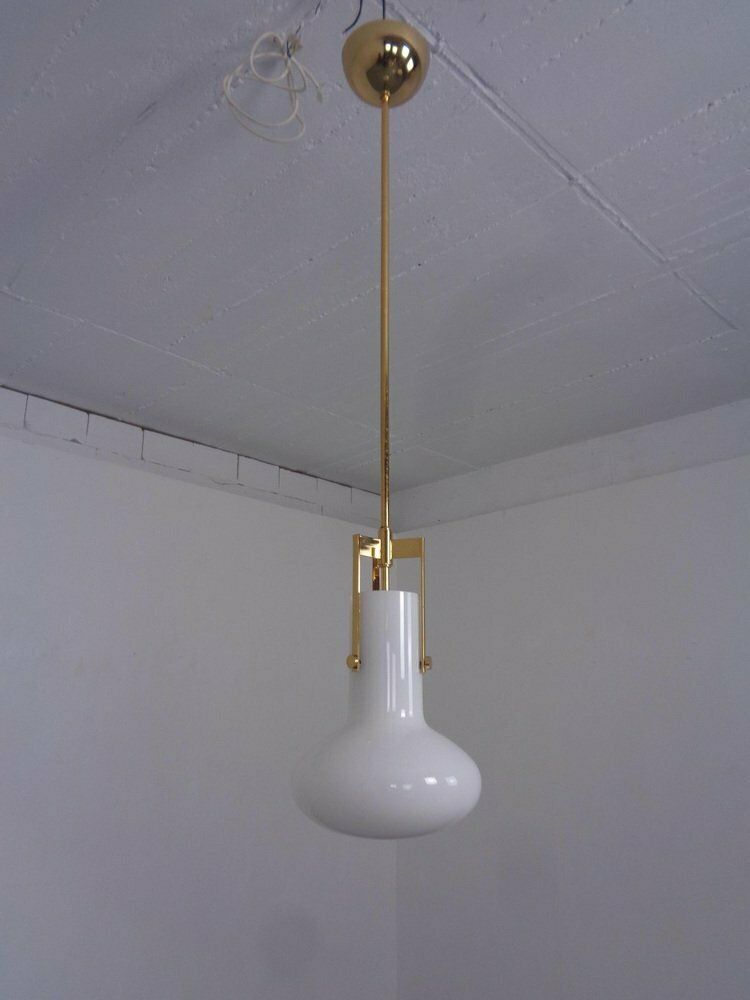 Murano Pendant Lamp By Ignazio Gardella For Azucena, Italy, 1950s photo vintage