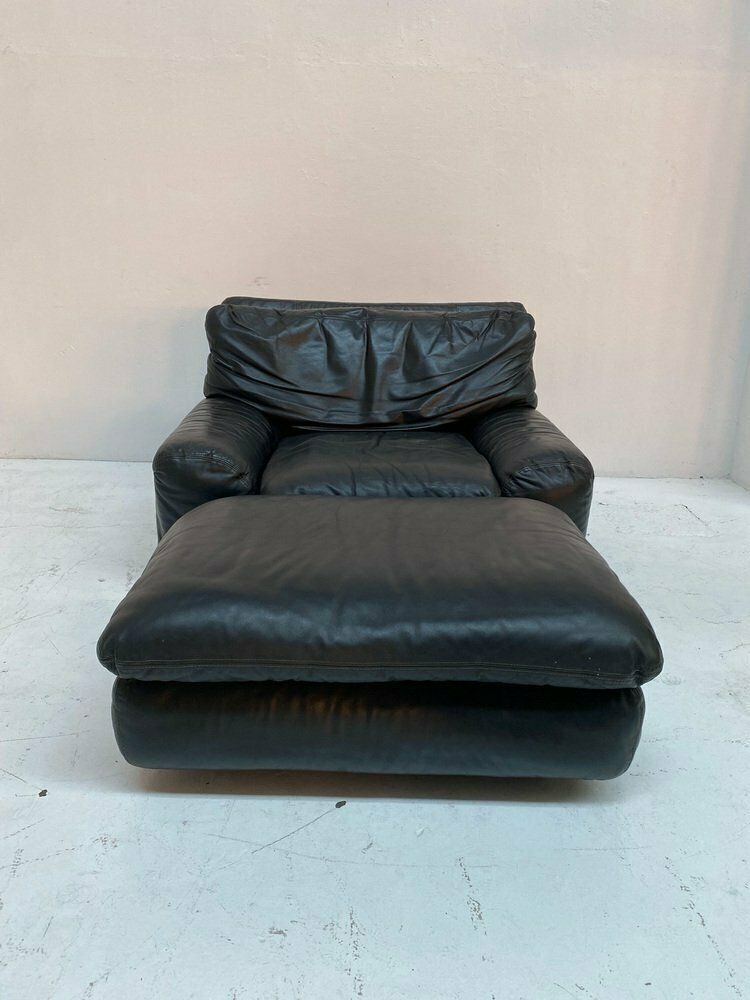 Lounge Chair & Ottoman Bengodi By Cini Boeri For Arflex, 1970s, Set Of 2 photo 3074.0
