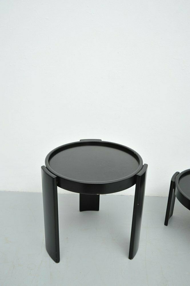 photo vinterior Model 780/783 Tables By Gianfranco Frattini For Cassina, Set Of 2