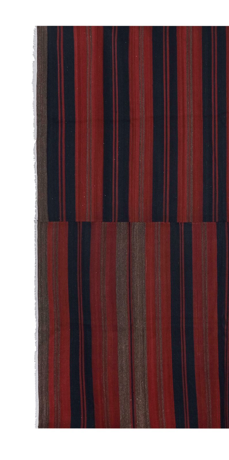 1960s Vintage Red Striped Kilim Rug  269 X 269 Cm photo for sale