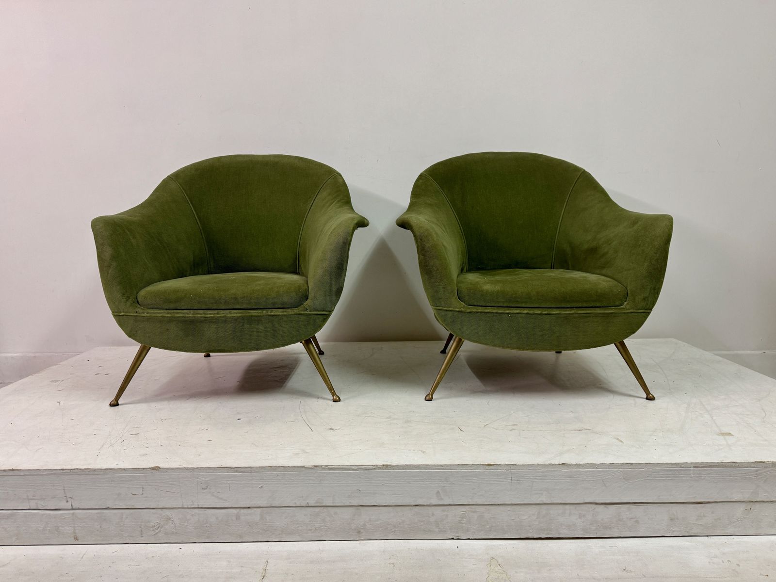 Pair Of 1960s Italian Armchairs photo vintage