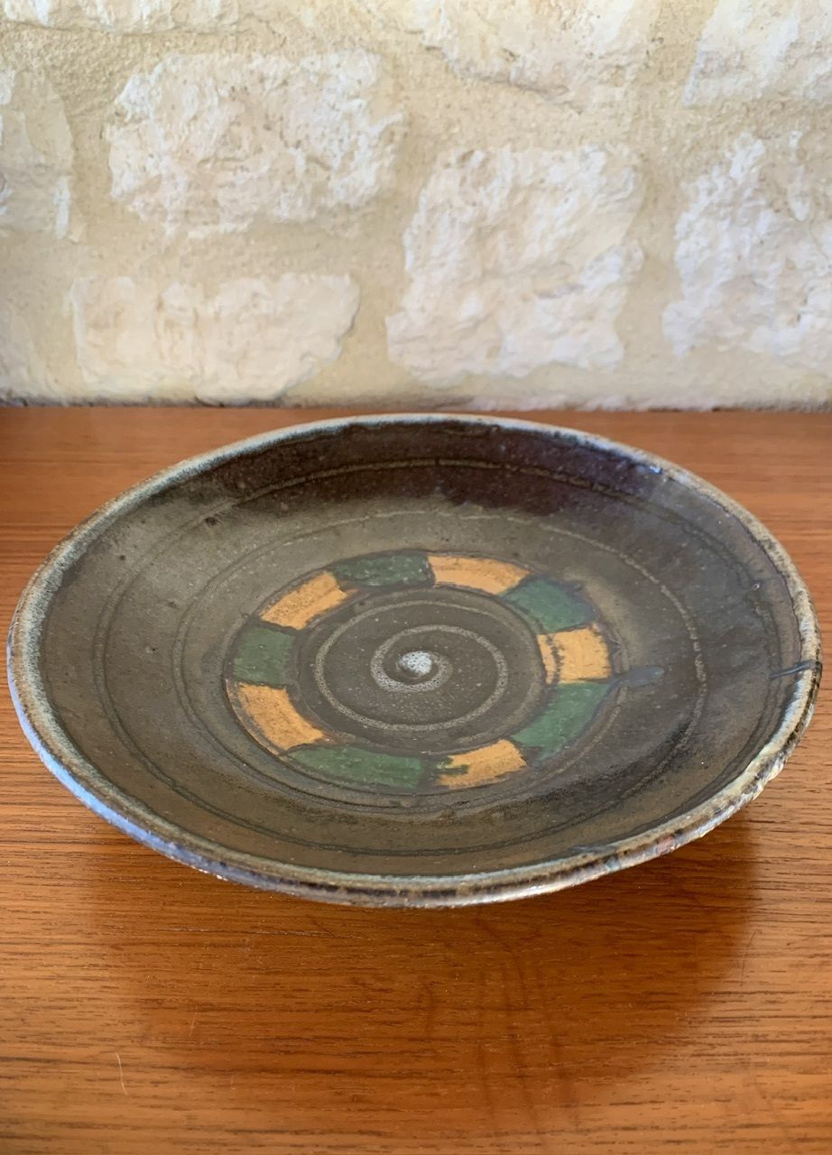 Mid Century, Glazed Earthenware Bowl, California, USA, 1960s photo for sale