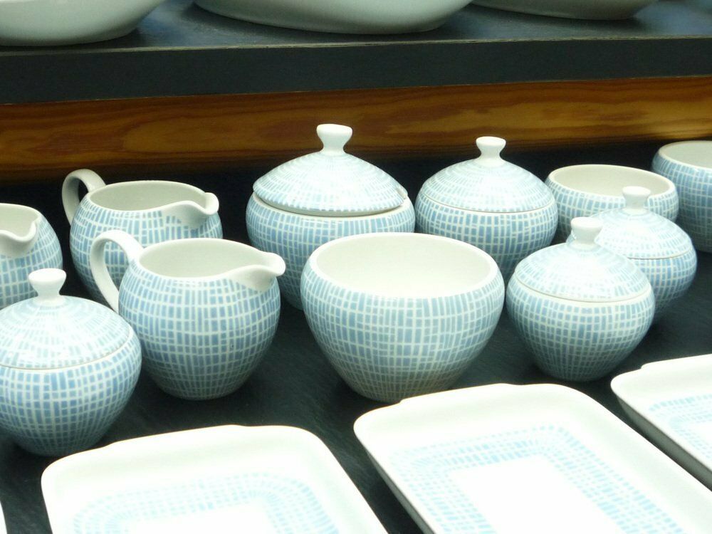 950.0 German Mid Century Porcelain Tableware Set By Heinrich Löffelhardt For Arzberg, 1950s, 98 . Set photo