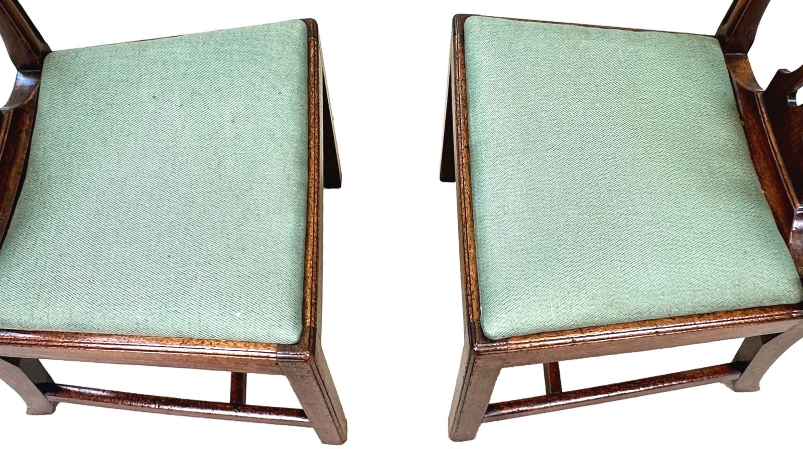 Georgian 18th Century Pair Of Side Chairs (England, Circa 1770) photo for sale