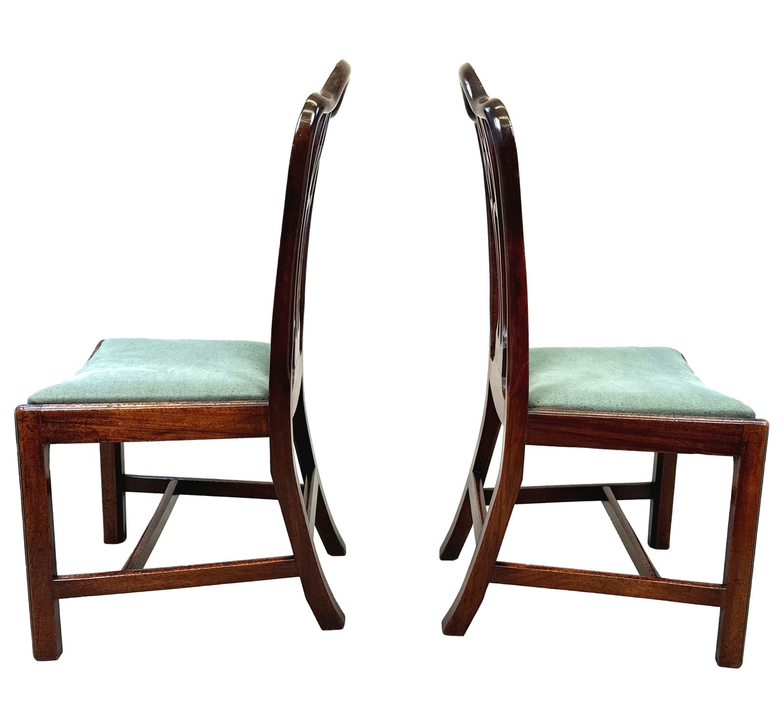 photo for sale Georgian 18th Century Pair Of Side Chairs (England, Circa 1770)