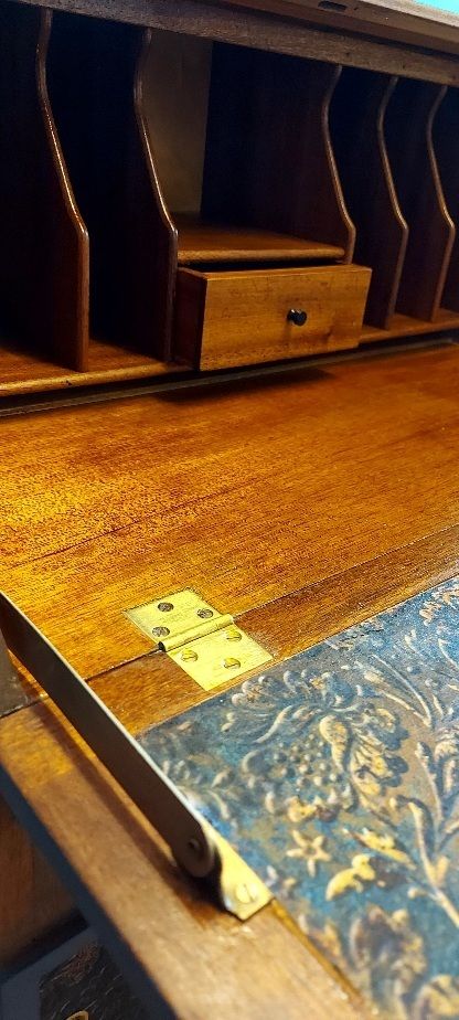 photo furniture Vintage 1960's Bureau, Styles And Mealing Ltd Stamp