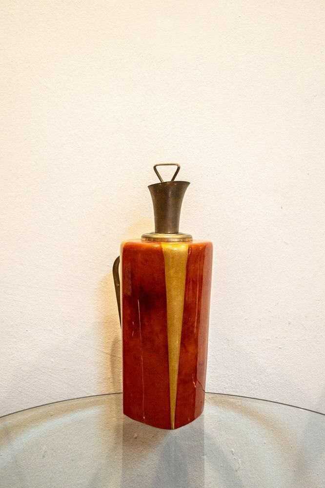 Thermos In Parchment By Aldo Tura, Italy, 1950s photo furniture
