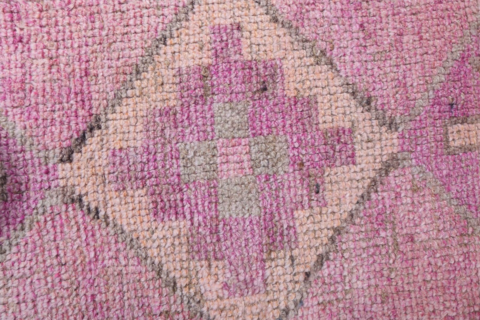 3.0x9.4 Ft Turkish Vintage Runner Rug, Oushak Rug, Rug Runner, Farmhouse Decor, One Of A Kind, Pink Rug Runner, Bohemian Rug, 3x9 Runner Rug photo buy