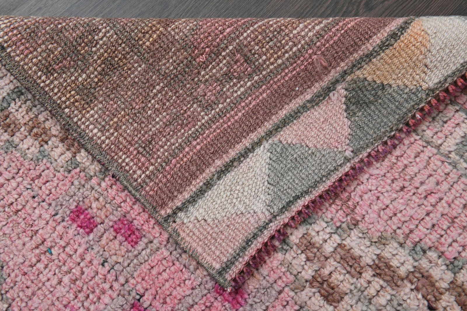 photo for sale 2.7x11.4 Ft Turkish Runner Rug, Oushak Runner Rug, Vintage Runner, 3x11 Wool Rug, Hallway Rug 3x11, Kids Room Rug, Kitchen Rug, Entryway Rug
