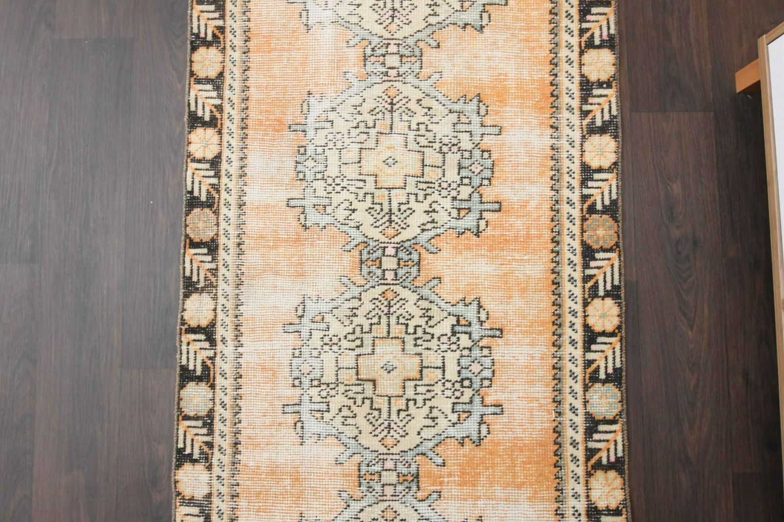 3.0x8.3 Ft Handmade Turkish Vintage Rug Runner, Oushak Runner Rug, Rug For Kitchen, Bedroom, Hallway, Entryway, Gift For New Home, Wedding photo buy