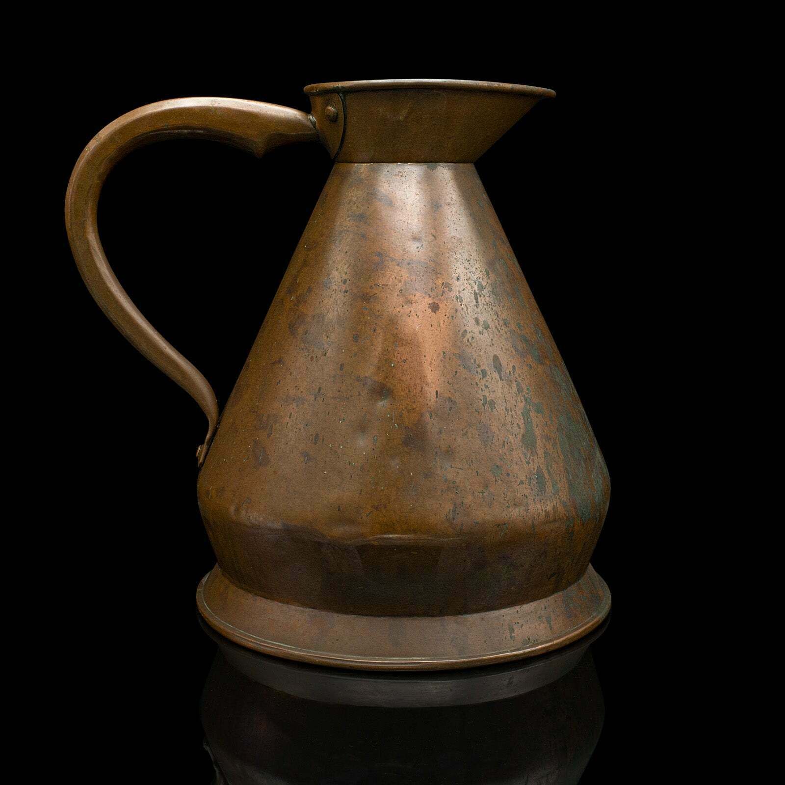 Large Antique Serving Jug, English, Copper, 2 Gallon Ewer, Victorian, Circa 1880 photo furniture