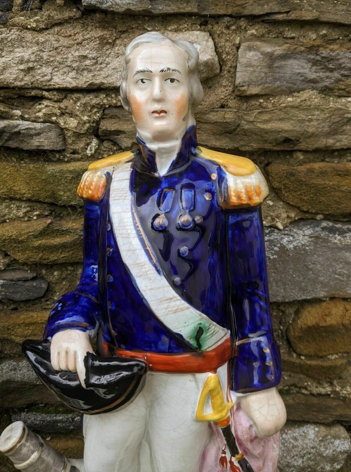 Rare Pair Of Staffordshire Figures Napier & Dundas photo Home Decor