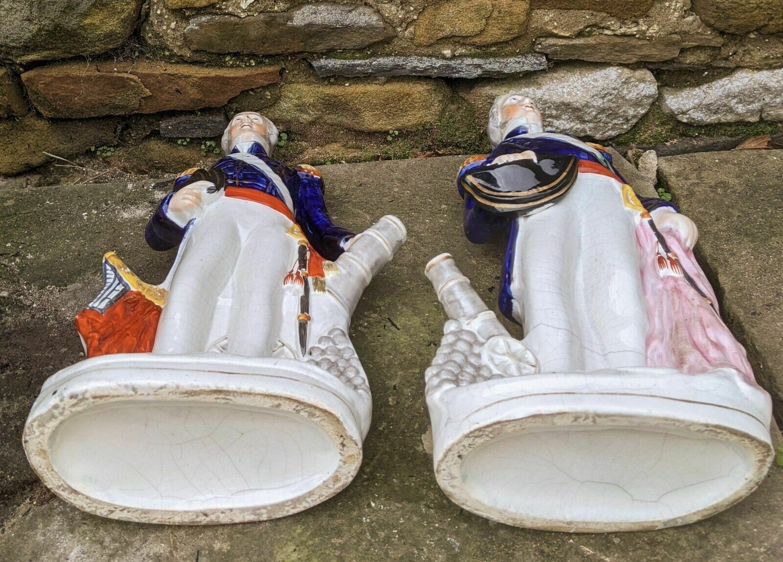 photo buy Rare Pair Of Staffordshire Figures Napier & Dundas