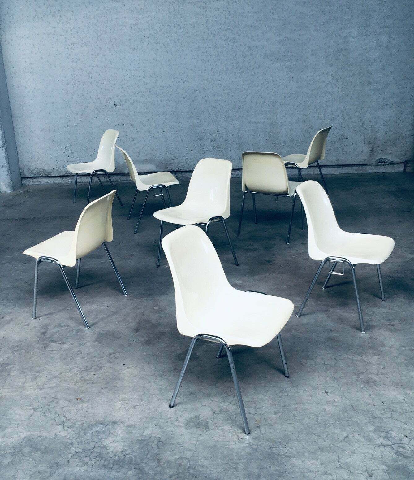 "Orly" Stapelstoelen Van Bruno Pollak Voor Sulo, Duitsland 1979 photo vintage