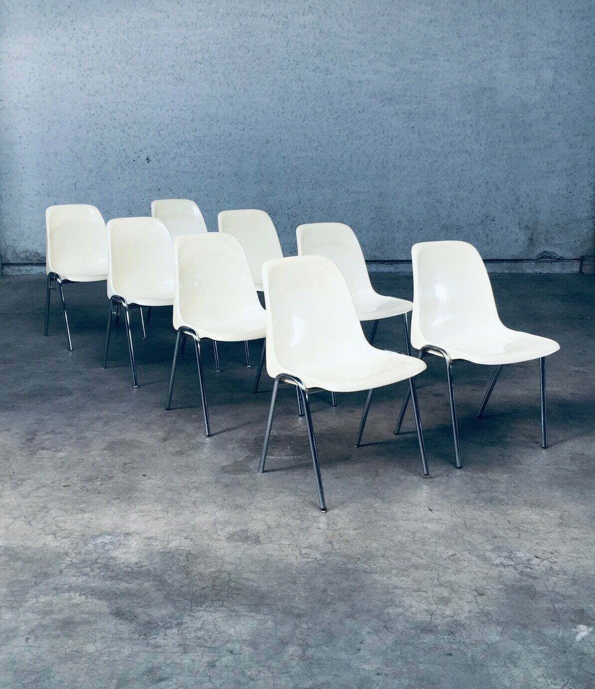 638.0 "Orly" Stacking Chairs By Bruno Pollak For Solo, Germany 1979 photo