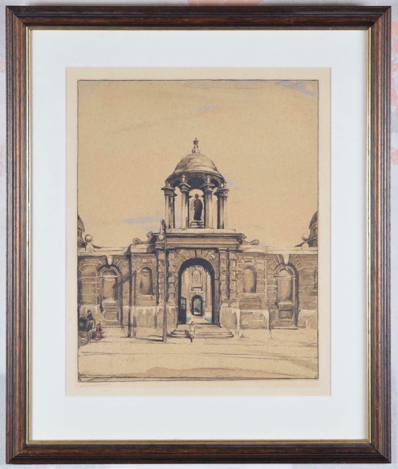 William Nicholson Queen's College, Oxford Lithograph By William Nicholson 1902   1904