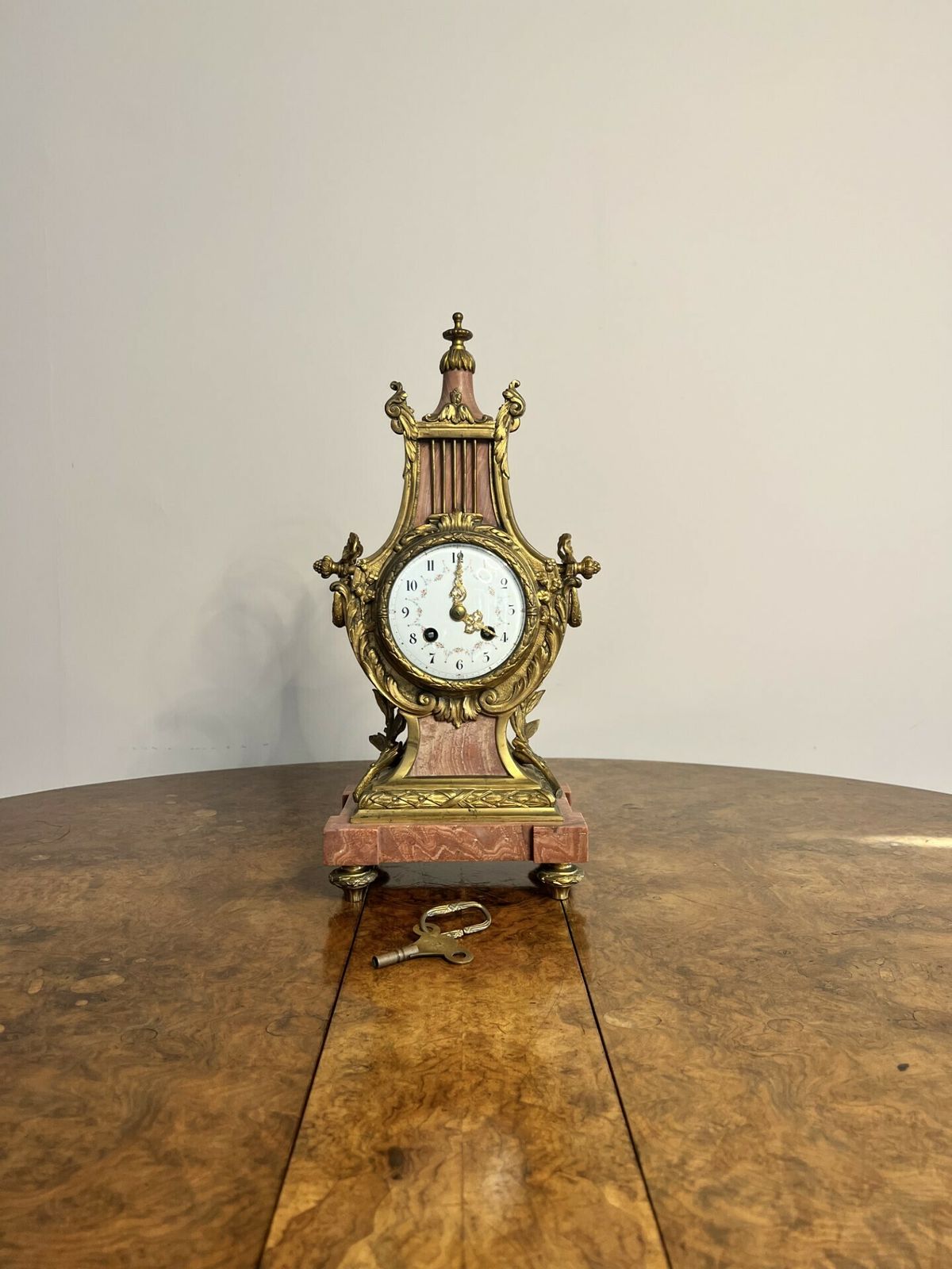 photo for sale Unusual Antique Quality French Mantle Clock