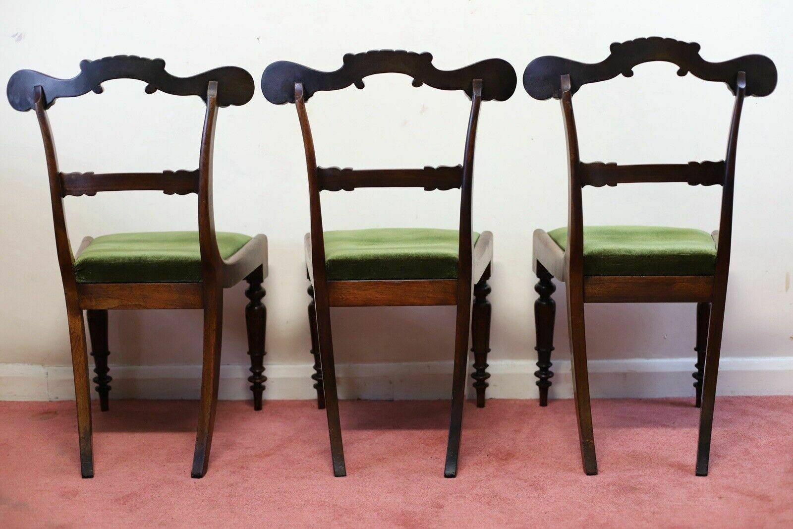 Lovely Set Of Six George IV Rosewood Dining Chairs photo vinterior