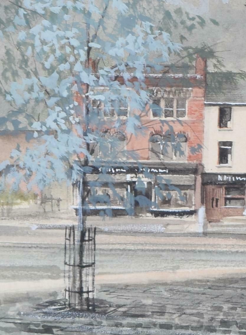 Ken Messer The County Hall, Abingdon Watercolour By Ken Messer 1974 photo for sale