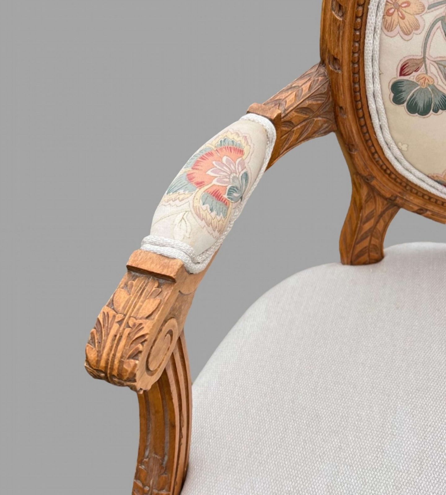A Pair Of C1950's  French Style Open Armchairs photo 995.0