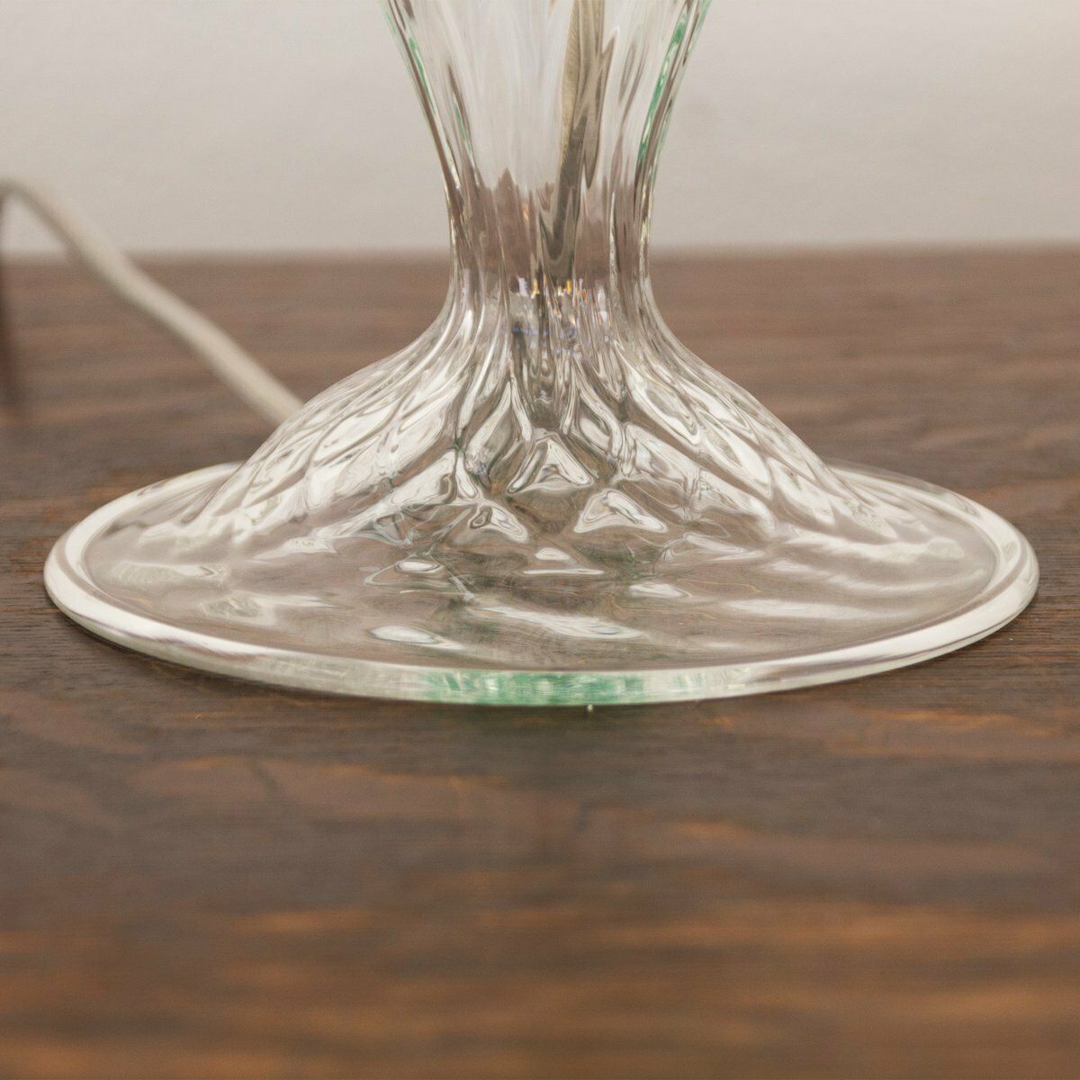 Transparent And Green Murano Glass Table Lamps, Early 21st Century, Set Of 2 photo buy