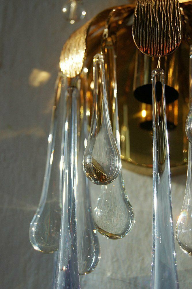 Crystal Wall Lights By Palme & Walter Palwa, 1960s, Set Of 2 photo vinterior