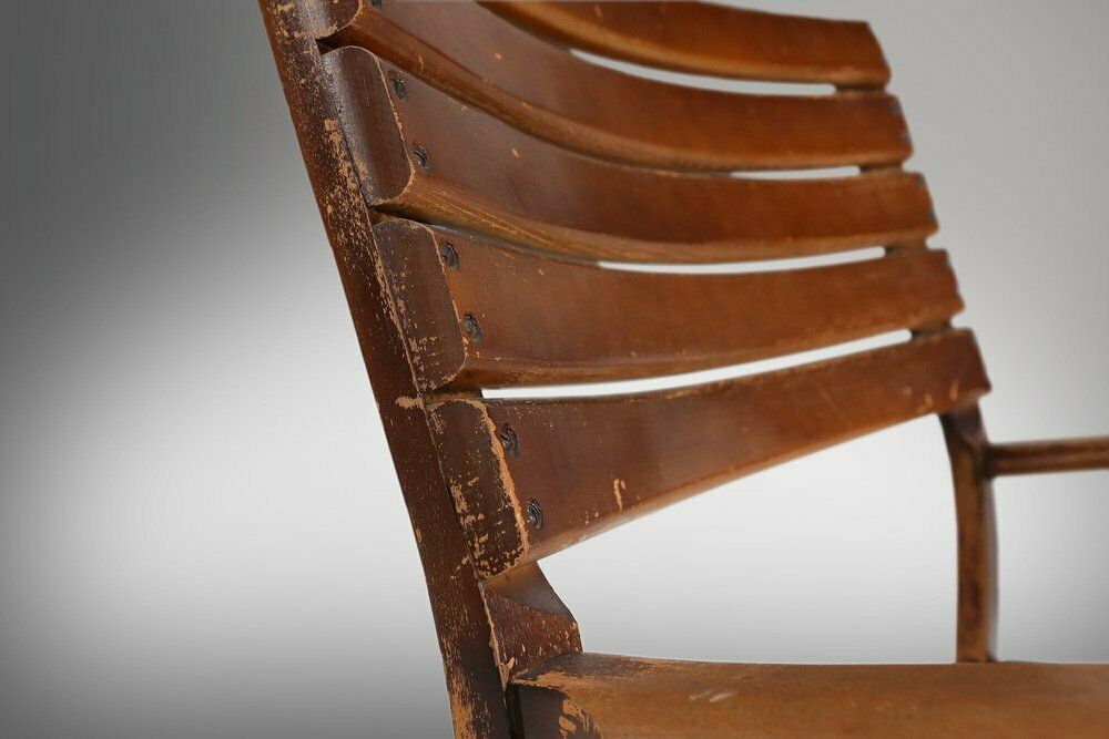 Art Deco Wooden Armchair, 1930s photo buy