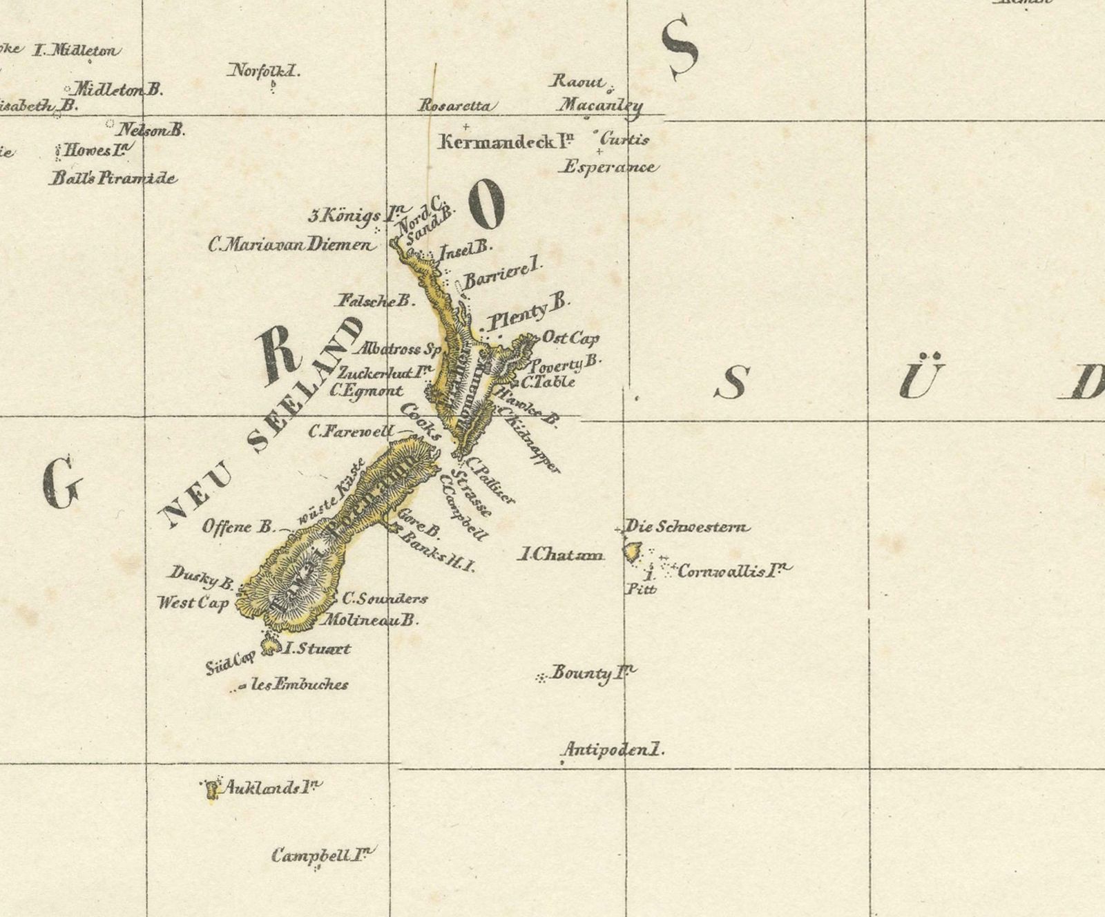 Title: Mid 19th Century Map Of Australasia By Carl Flemming   1855 photo buy