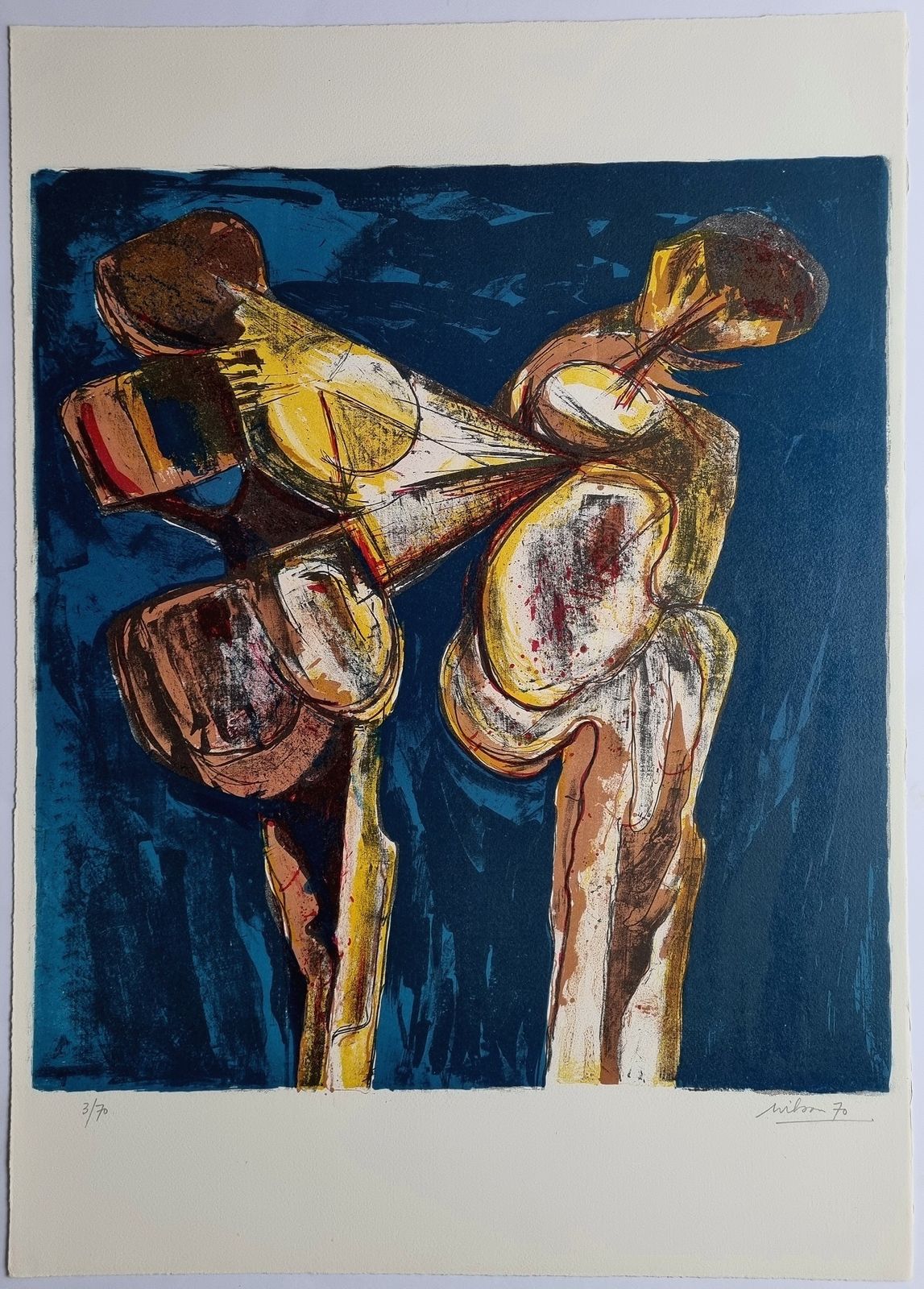 Cyril Wilson   A Time To Part (A Limited Edition Signed Lithograph)