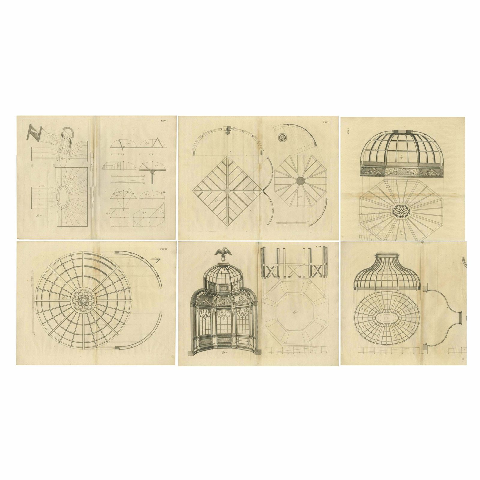 Architectural Grandeur: Van Der Horst's Baroque Ornaments, 1739