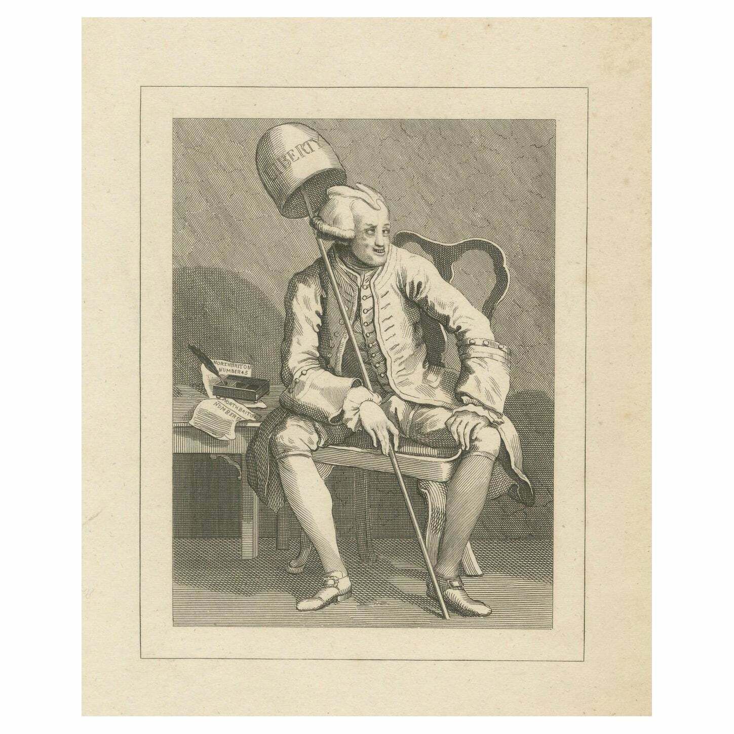 Satirical Vision Of John Wilkes   Champion Of Liberty, Ca. 1820