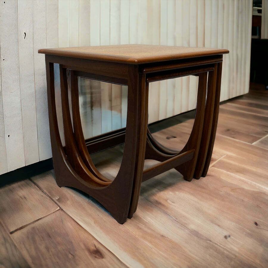 Midcentury Teak Nesting Tables Victor Wilkins G Plan photo Furniture