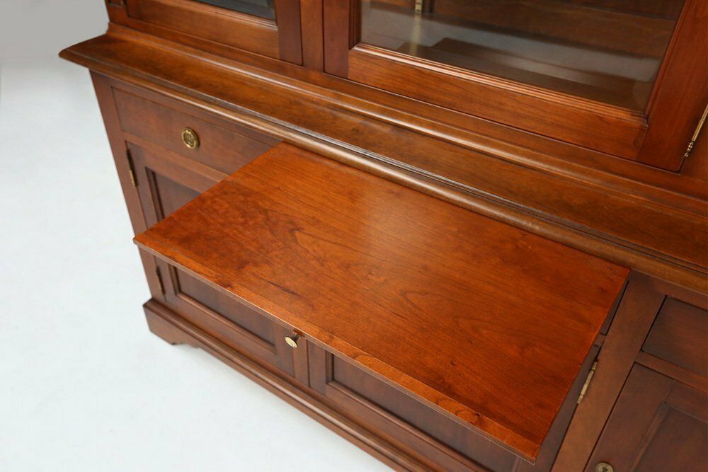 photo for sale English Wooden Bookcase Cabinet, 1950s
