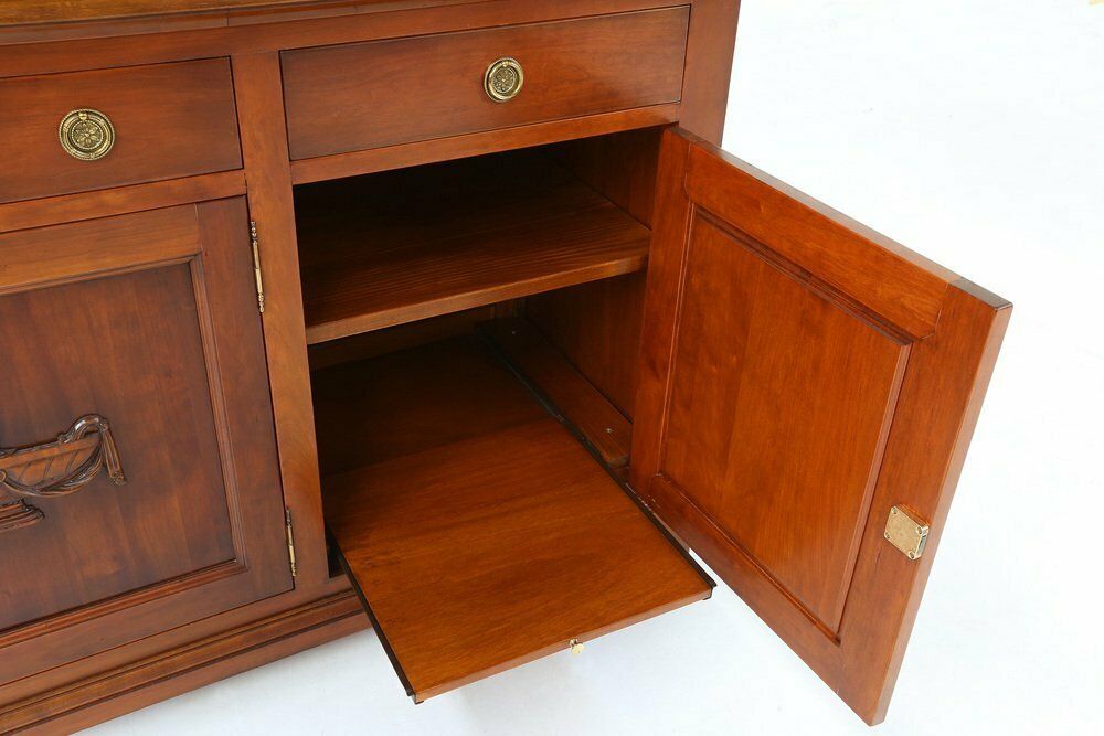 2466.0 English Wooden Bookcase Cabinet, 1950s photo