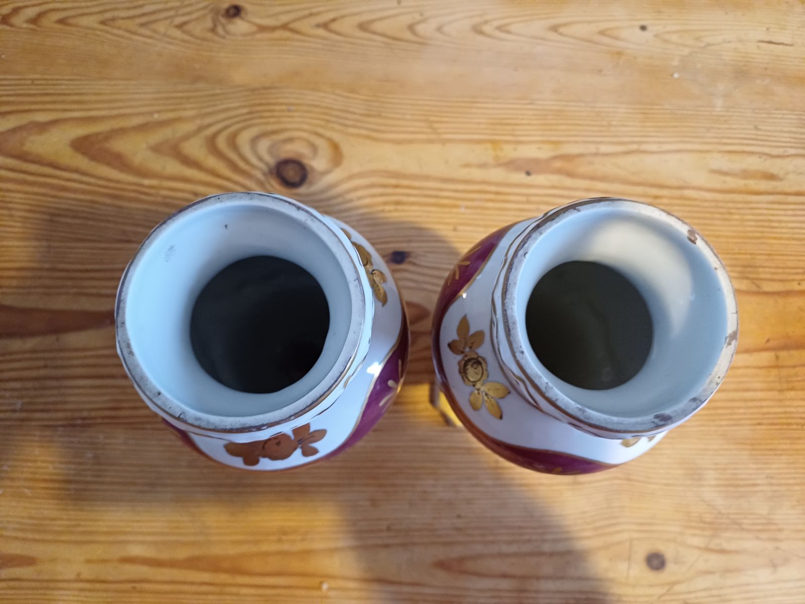 Pair Of 19th Paris Porcelain Vases photo buy