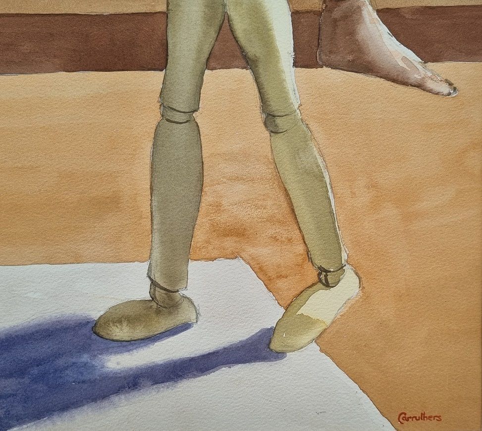 Derek Carruthers – The Carriers (Framed Watercolour) photo for sale