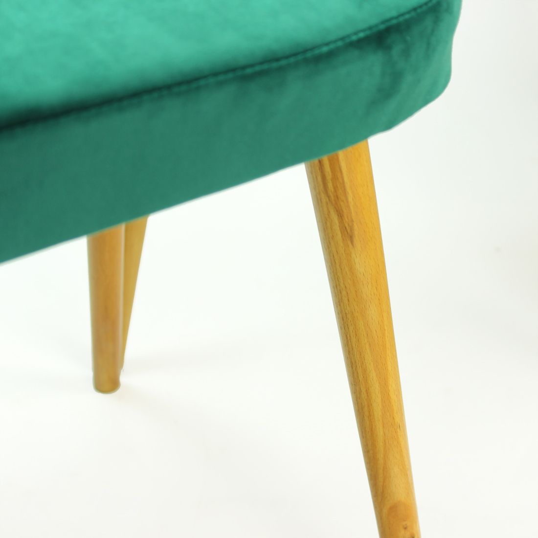 980.0 Dining Chairs By Oswald Haerdtl In Velvet For Ton, Czechoslovakia 1950s, Set Of 4 photo