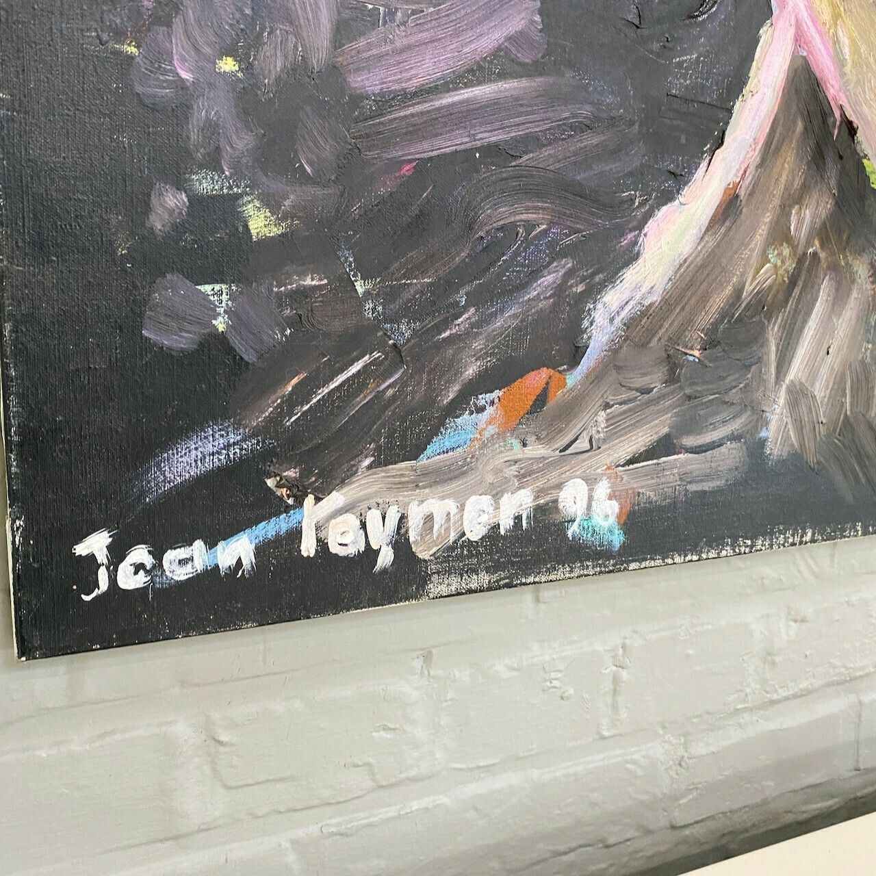 Painting By Jean Teymen '96   Oil On Canvas photo furniture