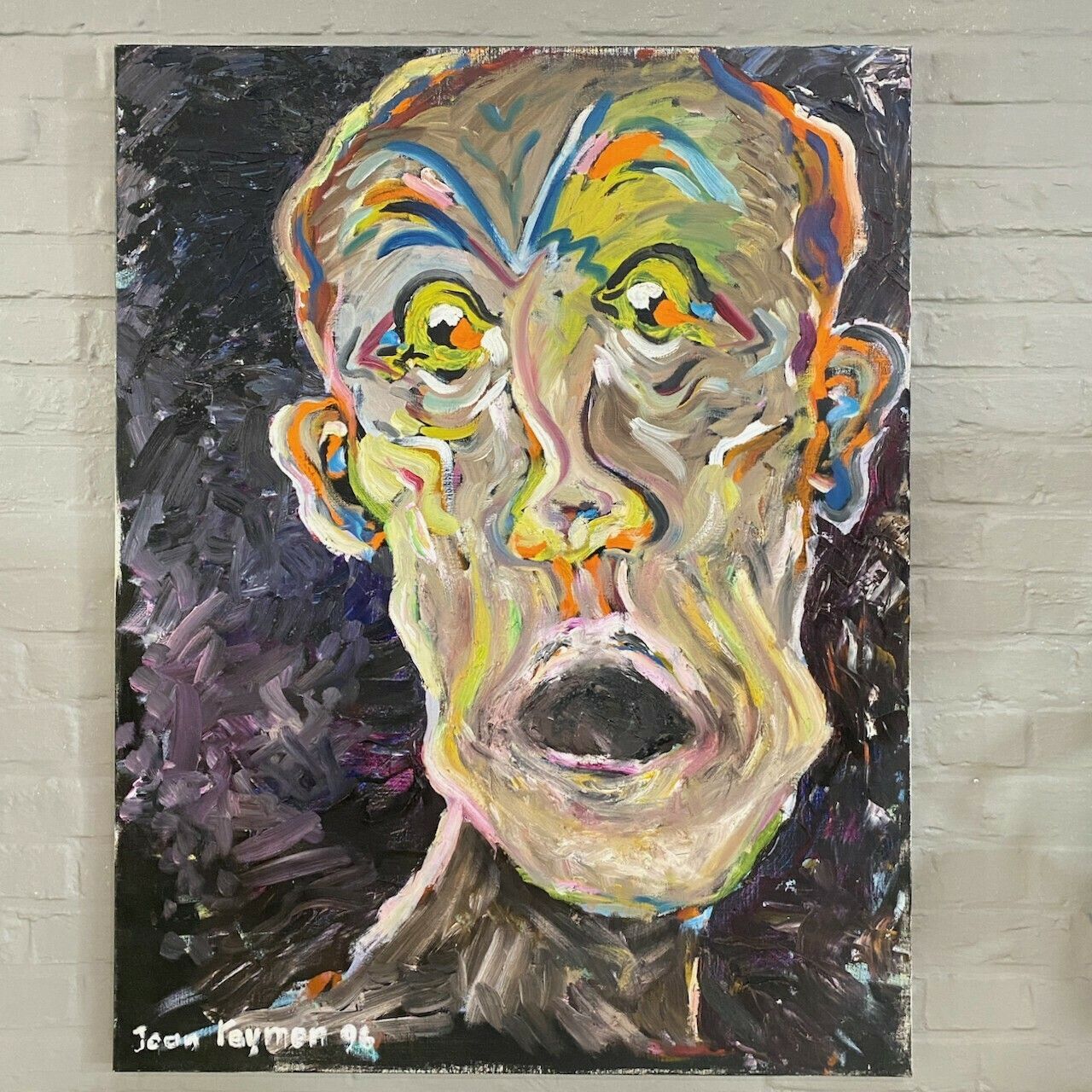 Painting By Jean Teymen '96   Oil On Canvas photo Art