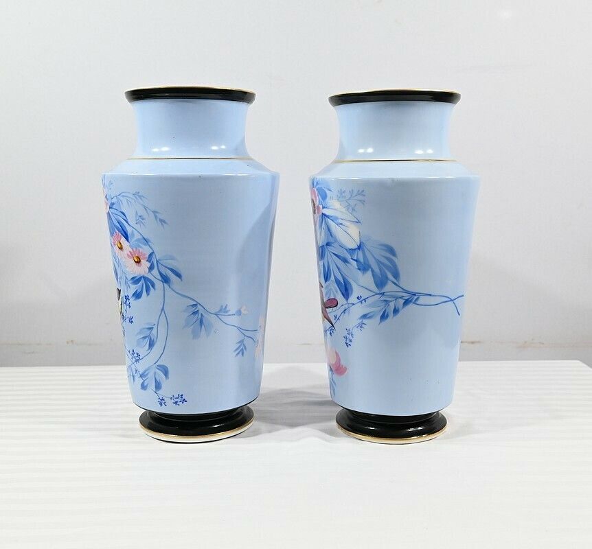 Pair Of Porcelain Vases – Mid 19th Century photo buy