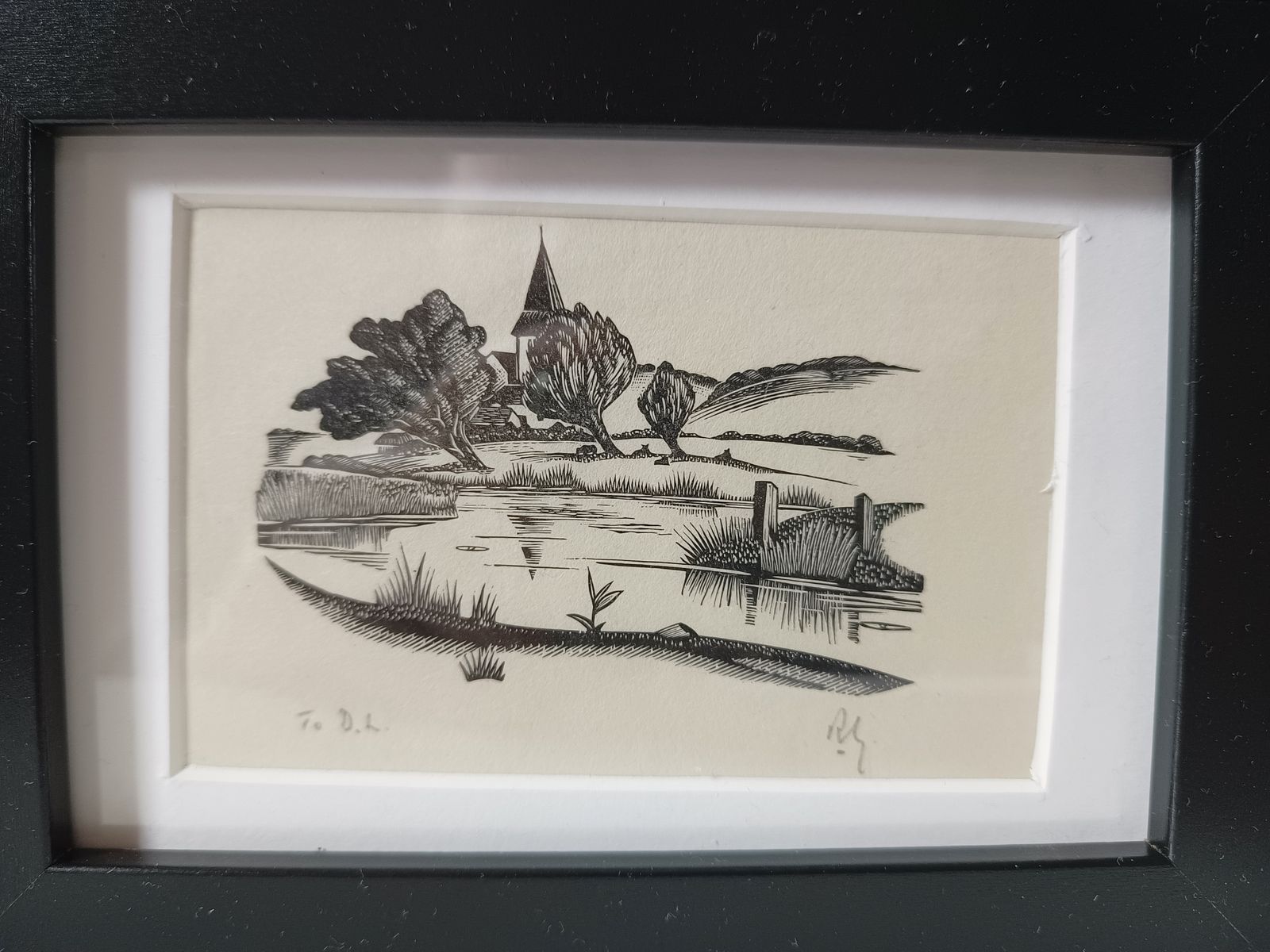 Six Signed Dedicated Modern British Art Wood Engravings By Robert Gibbings C1940's photo 250.0