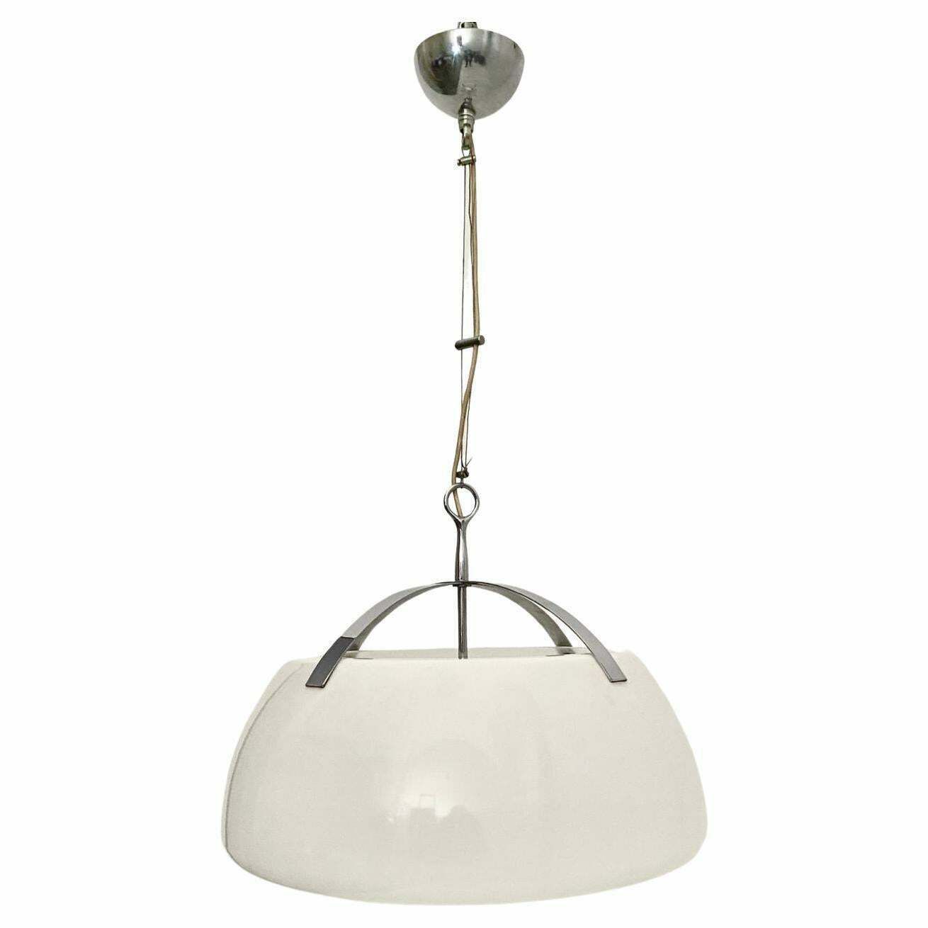 Vintage “Omega” Pendant By Vico Magistretti For Artemide, Italy 1960s photo for sale