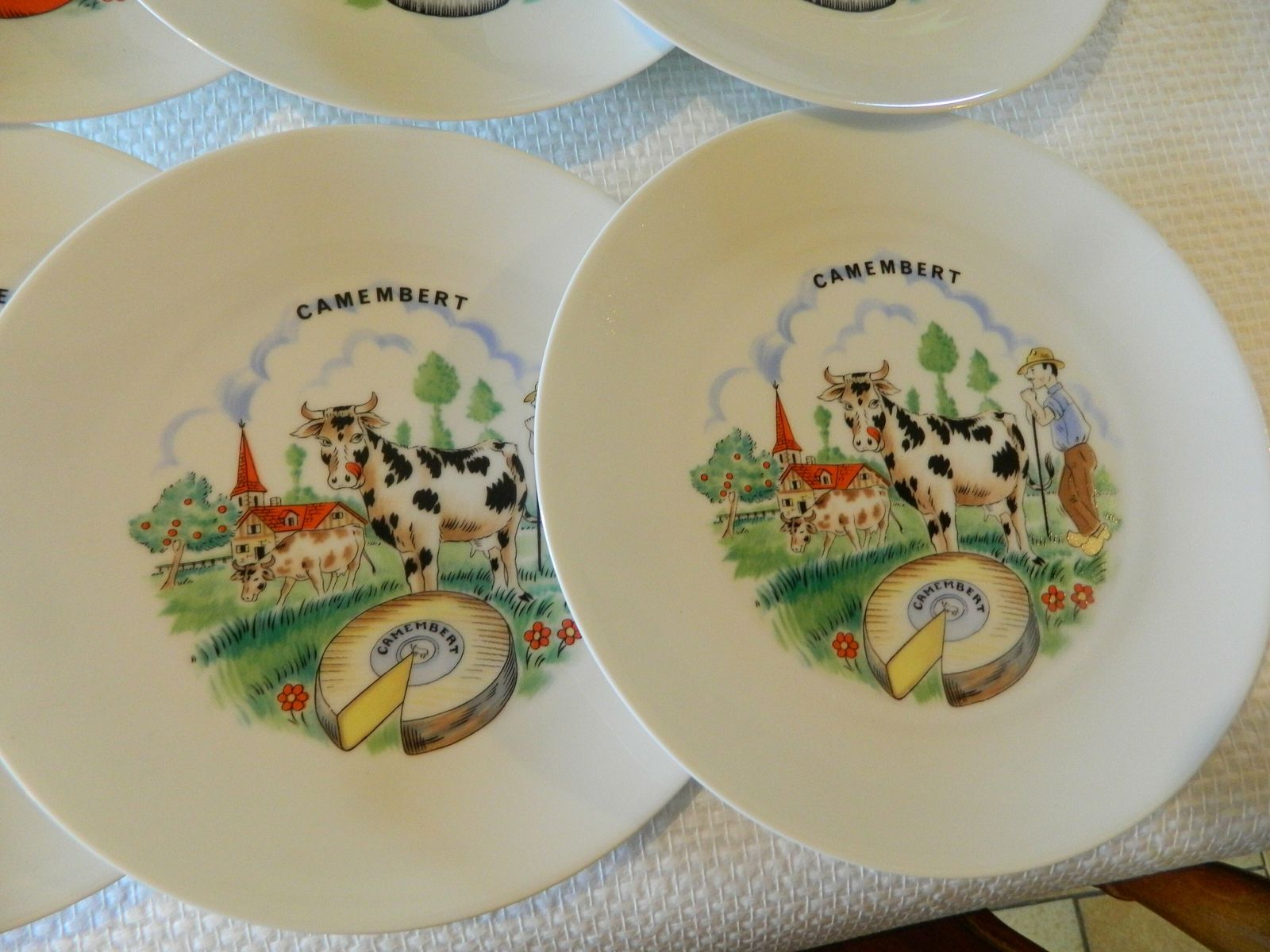 Cheese Plates, Set Of Plates, Cheese Gift, Cheese Lover, Cheese Lovers Gift, French Plates, French Cheese, Kitchen Plates, Ceramic Plates photo furniture
