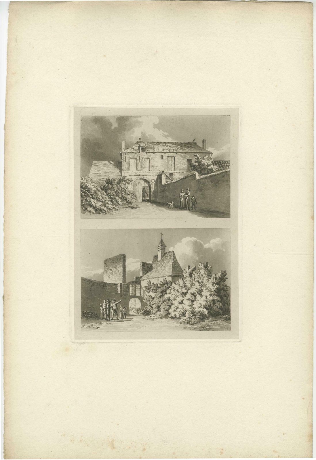 Set Of 3 Antique Prints Of Flanders And Holland 'Circa 1820' photo Art